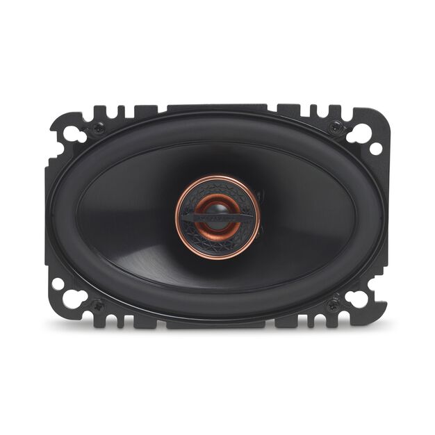 Reference 6432cfx - Black - 4" x 6" (100mm x 152mm) coaxial car speaker, 135W - Front