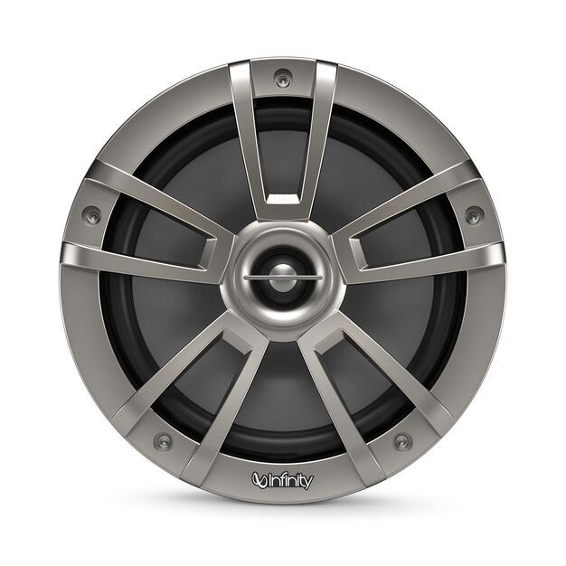 Reference 822MLT - Graphite - Reference 822MLT—8" (200mm) two-way marine audio multi-element speaker – titanium - Front